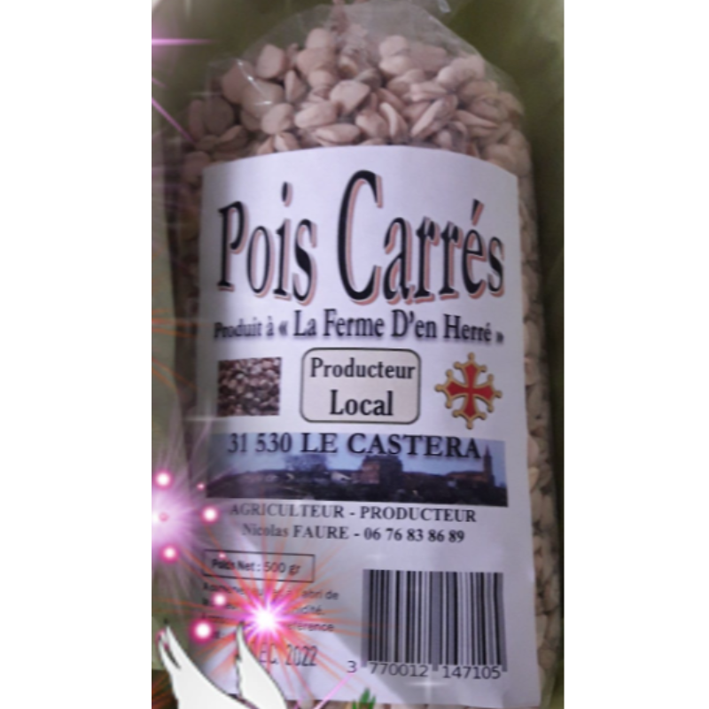 POIS CARRES - Bio - 500g Main Image